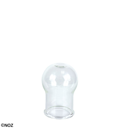 Schröpfglas aus Glas, ohne Ball, Gr. 2