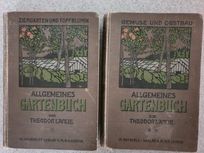 Lange, Theodor: Allgemeines Gartenbuch, Bände I + II